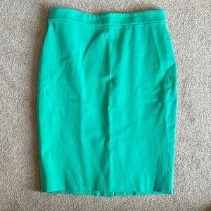 Elegant Teal Pencil Skirt